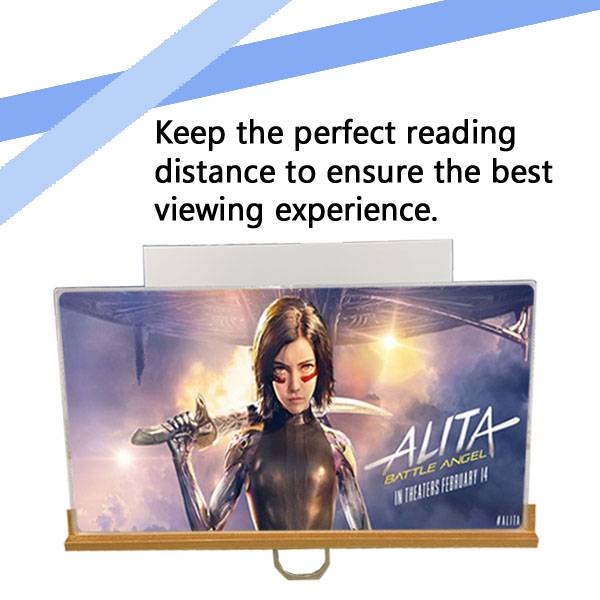 3D Movie Amplifier with Foldable Holder Stand 