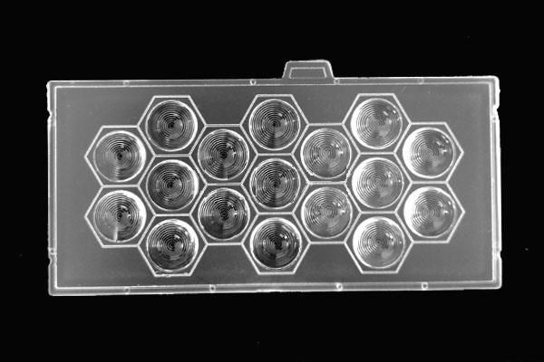 honeycomb Fresnel lens array