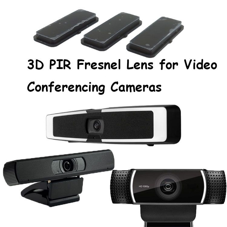 PIR sensor Fresnel lens for video conferencing cameras or monitors