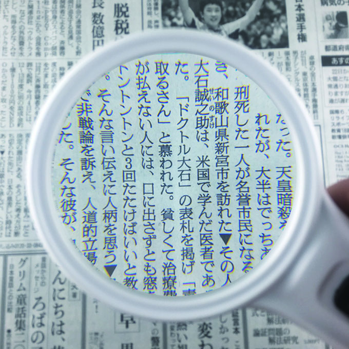 6X Round LED handheld magnifying glass 6X Round LED handheld magnifying glass